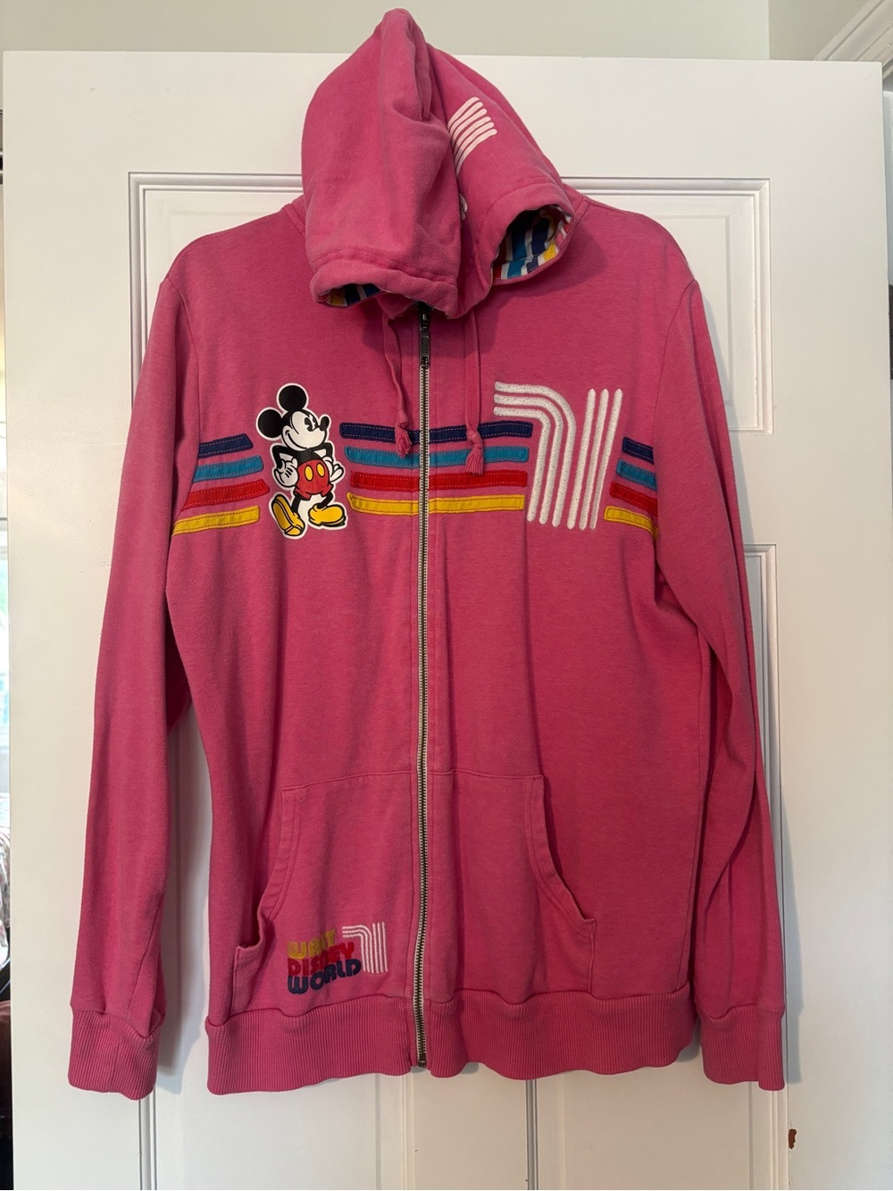 Disney Mickey Mouse Pink Zip-Up Hoodie